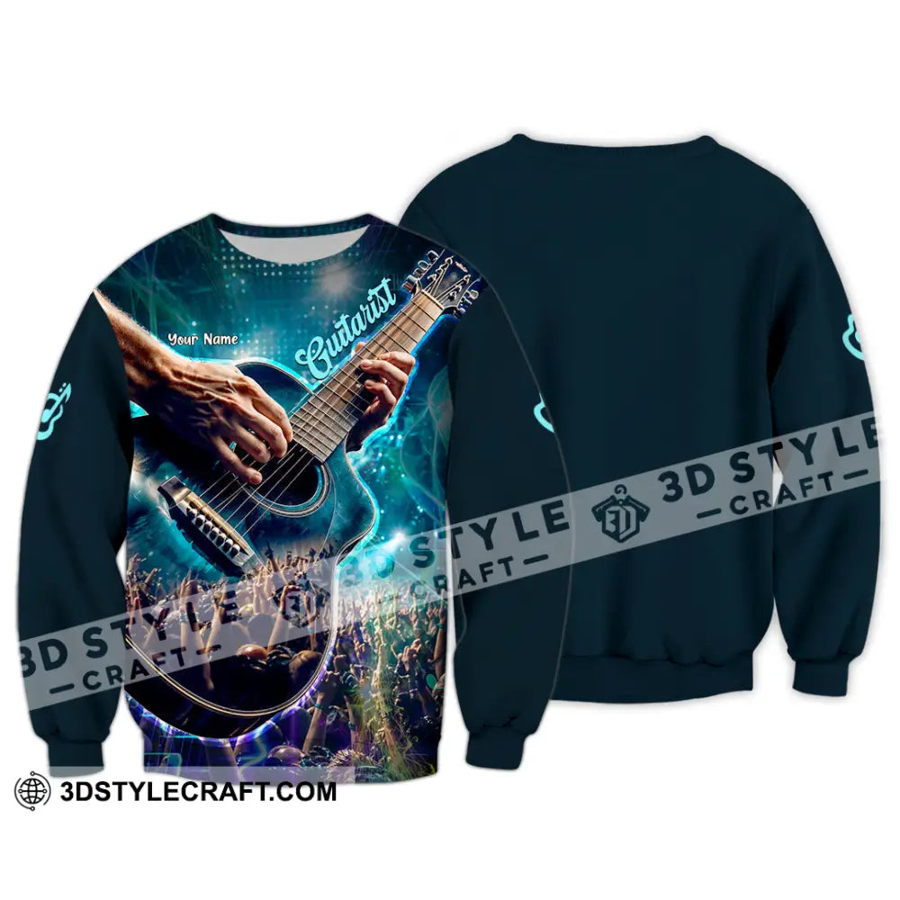 Unisex Shirt - Custom Guitarist Shirt - Long Sleeve / S - T-shirt