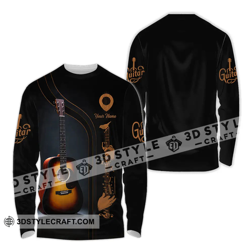 Unisex Shirt - Custom Guitarist Shirt - Long Sleeve Shirt / S - T-shirt