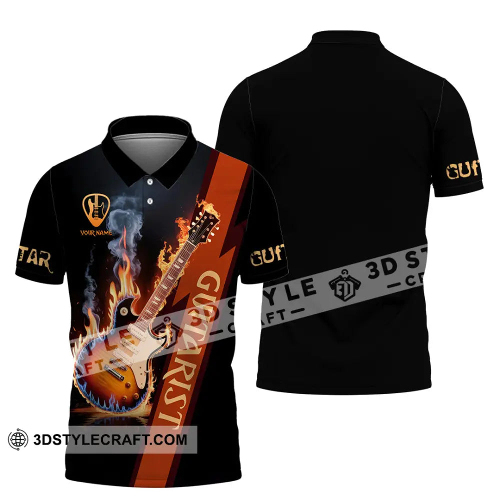 Unisex Shirt - Custom Guitarist Shirt - Polo Shirt / S - T-shirt