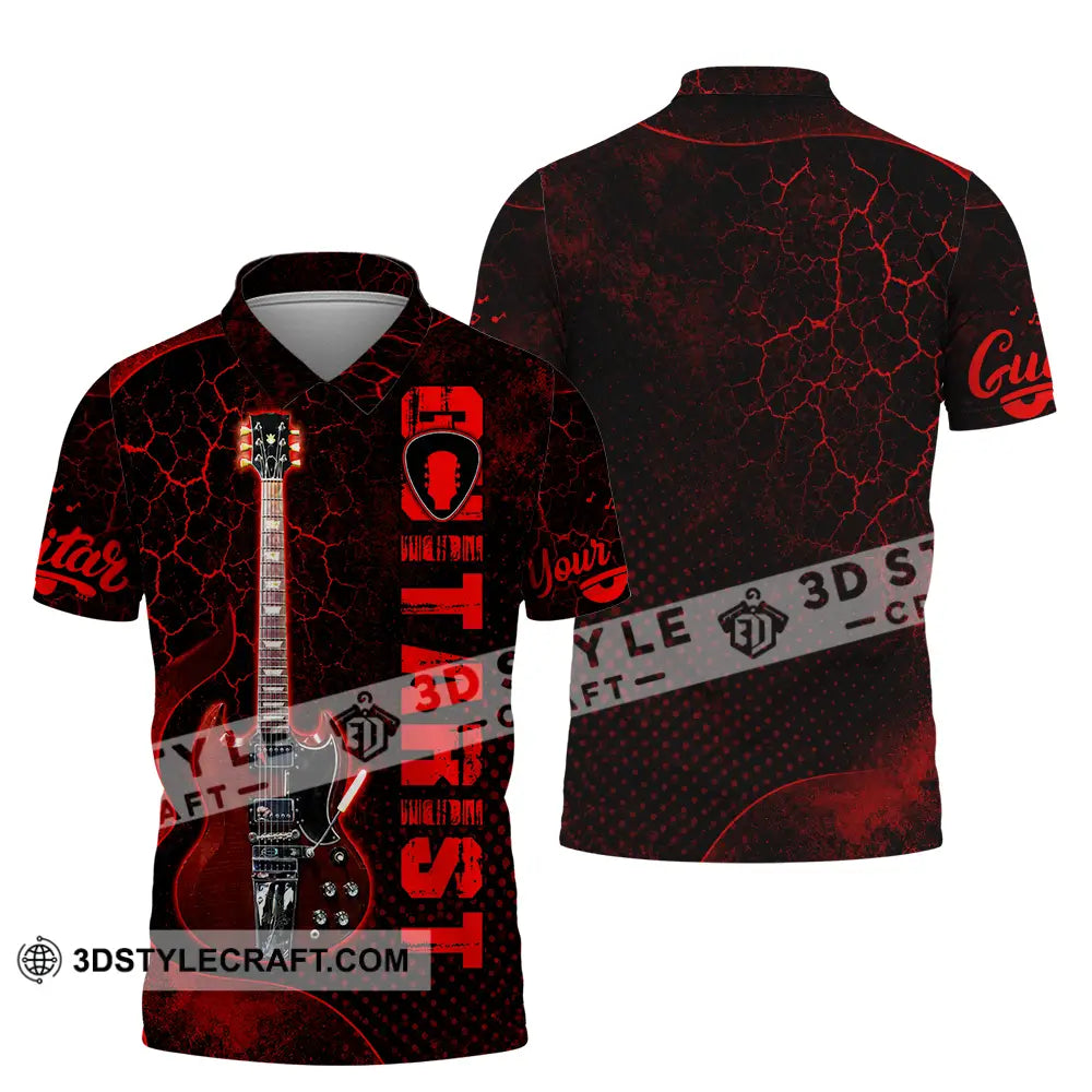 Unisex Shirt - Custom Guitarist Shirt - Polo Shirt / S - T-shirt