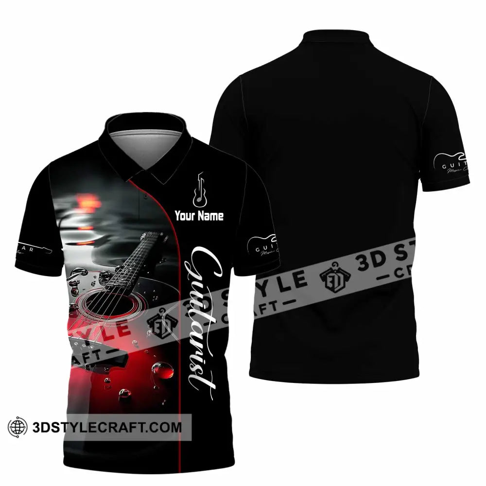 Unisex Shirt - Custom Guitarist Shirt - Polo Shirt / S - T-shirt