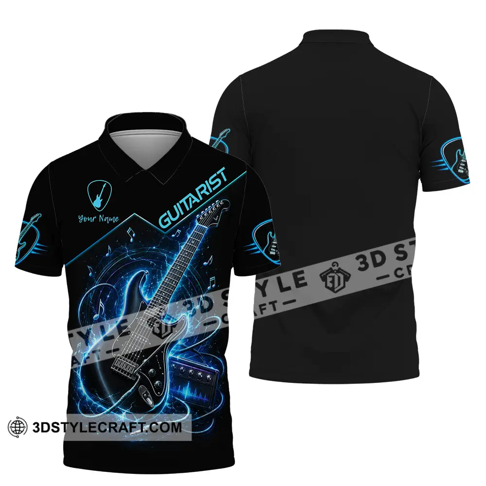 Unisex Shirt - Custom Guitarist Shirt - Polo Shirt / S - T-shirt
