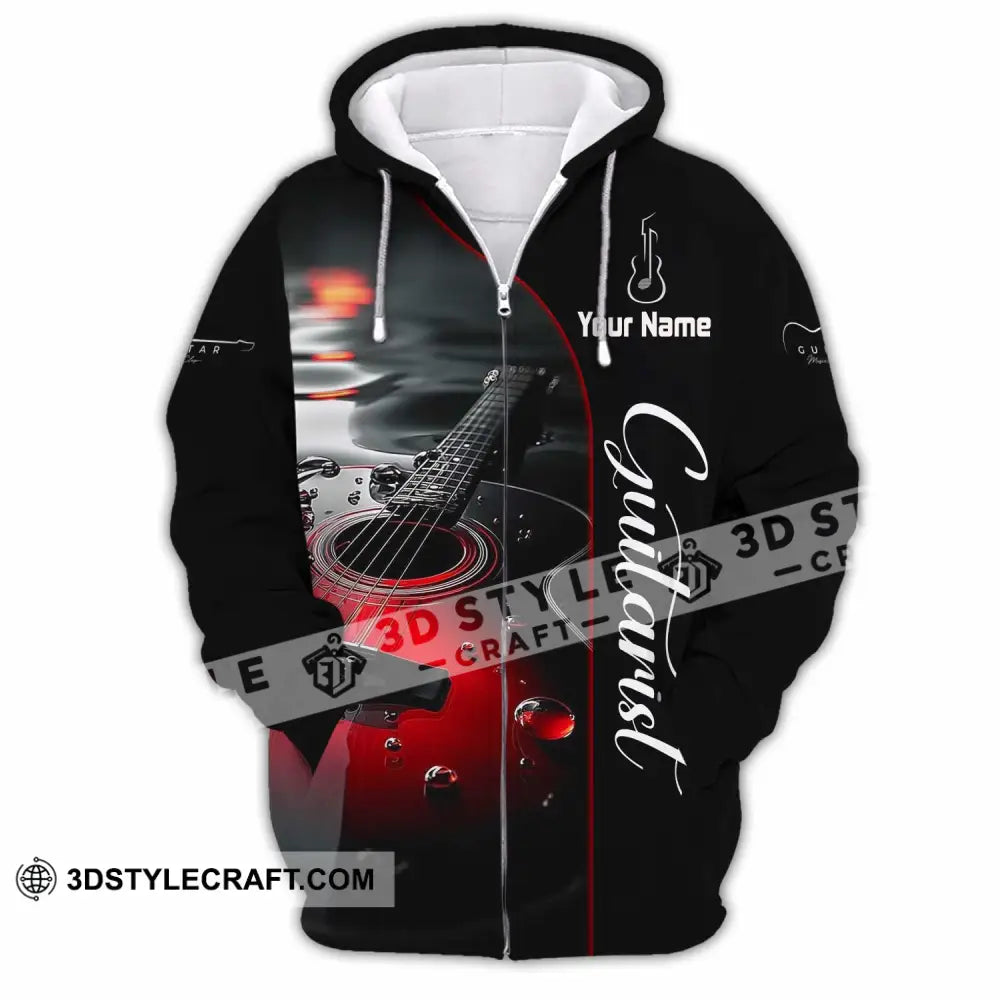 Unisex Shirt - Custom Guitarist Shirt - Zipper Hoodie / S - T-shirt