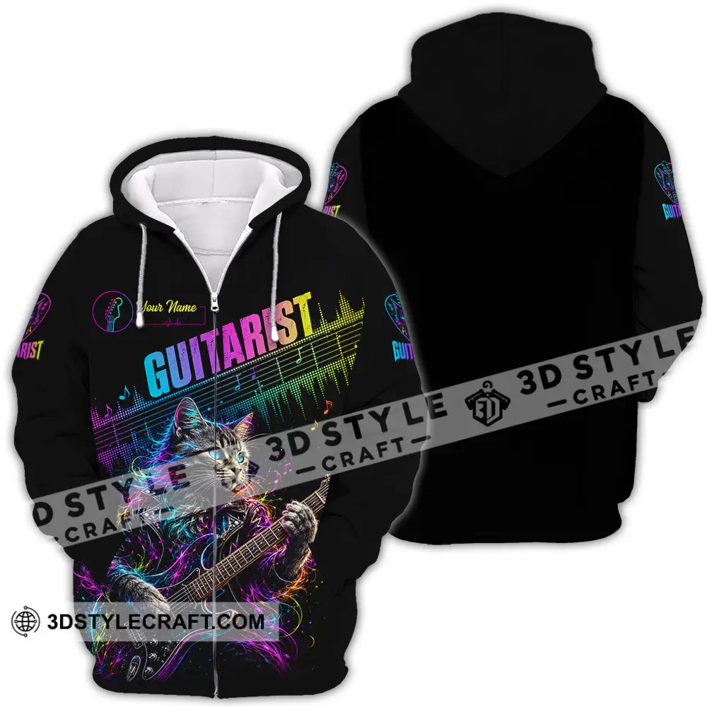 Unisex Shirt - Custom Guitarist Shirt - Zipper Hoodie / S - T-shirt