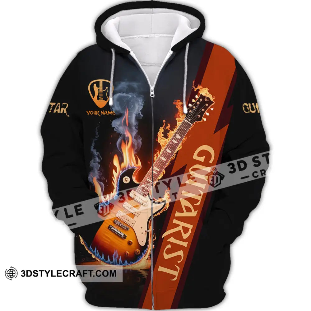 Unisex Shirt - Custom Guitarist Shirt - Zipper Hoodie / S - T-shirt