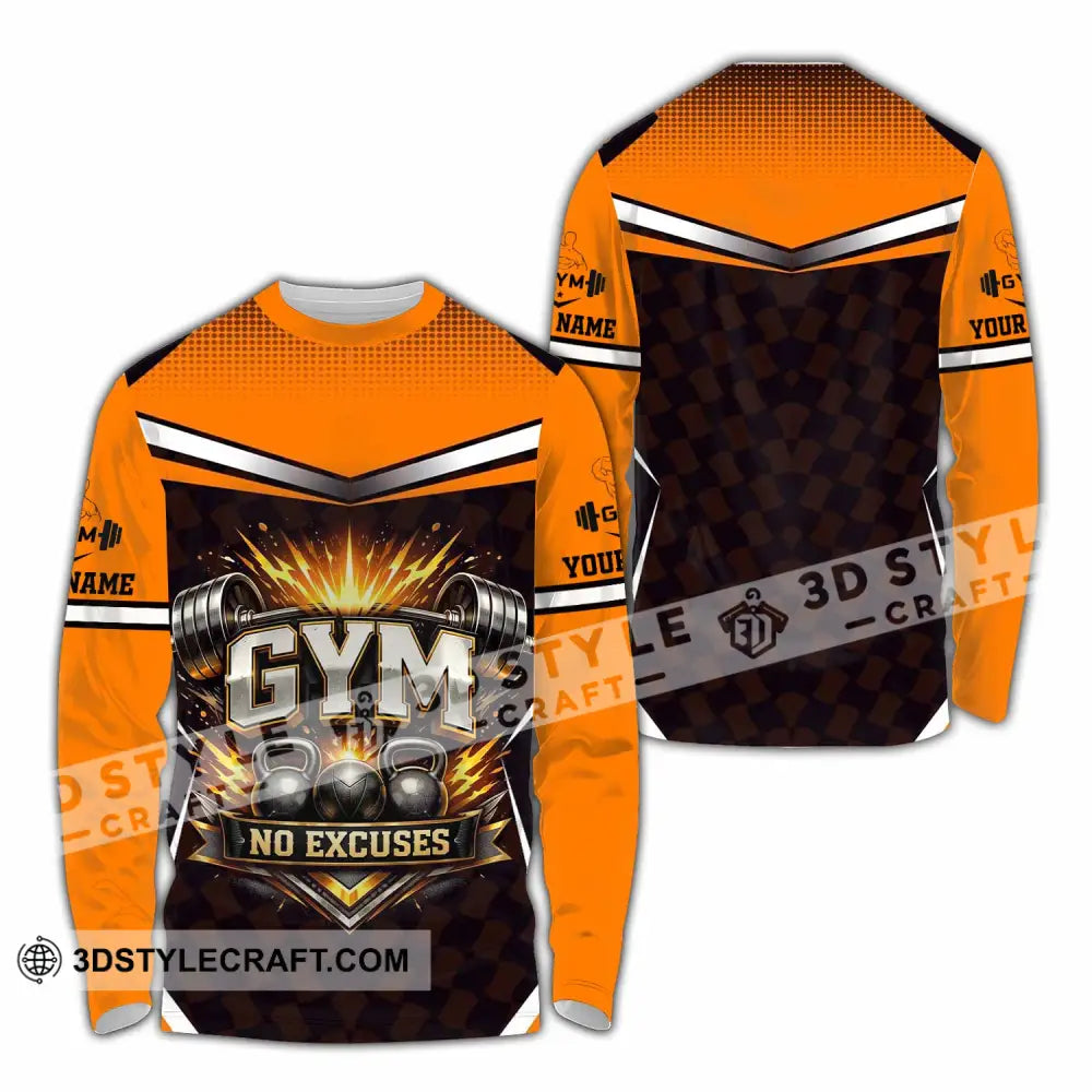 Unisex Shirt - Custom Gym Shirt - Long Sleeve Shirt / S - T-shirt