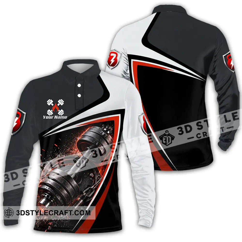 Unisex Shirt - Custom Gym Lover Shirt - Long Sleeve Polo / S - T-shirt