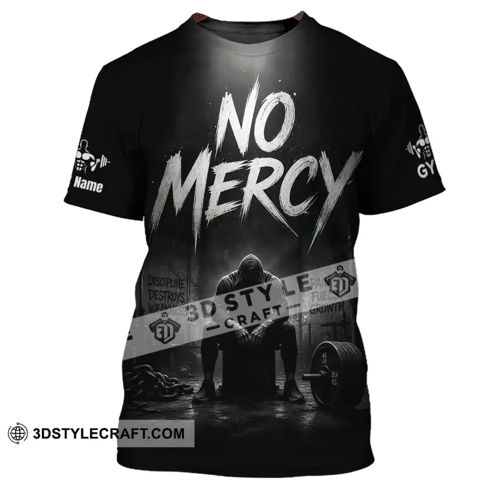 Unisex Shirt - Custom Gym No Mercy Shirt - T-Shirt / S - T-shirt