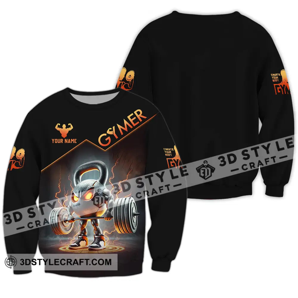 Unisex Shirt - Custom Gymer Lover Shirt Long Sleeve / S T-shirt