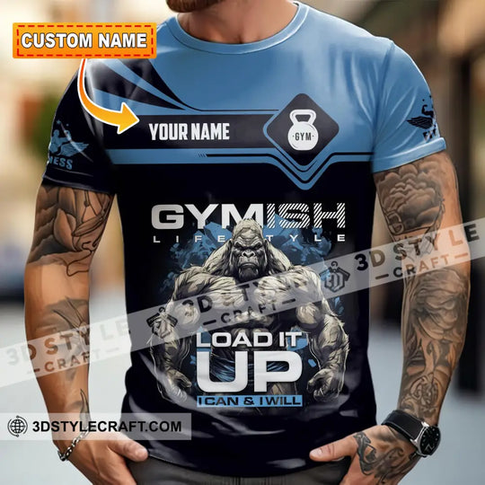 Unisex Shirt - Custom Gymish Life Style Load It Up Shirt style option 2