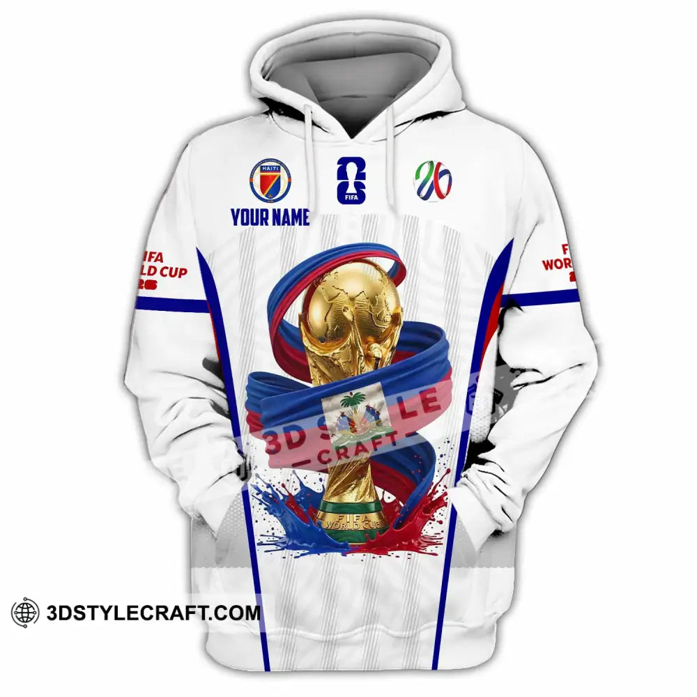 Unisex Shirt - Custom Haiti World Cup 2026 Shirt - Hoodie / S - T-shirt