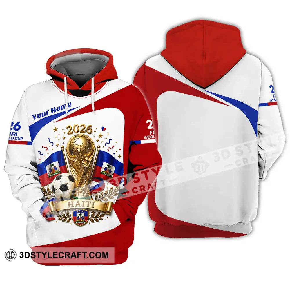 Unisex Shirt - Custom Haiti World Cup 2026 Shirt - Hoodie / S - T-shirt