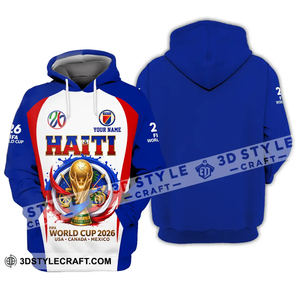 Unisex Shirt - Custom Haiti World Cup 2026 Shirt - Hoodie / S - T-shirt