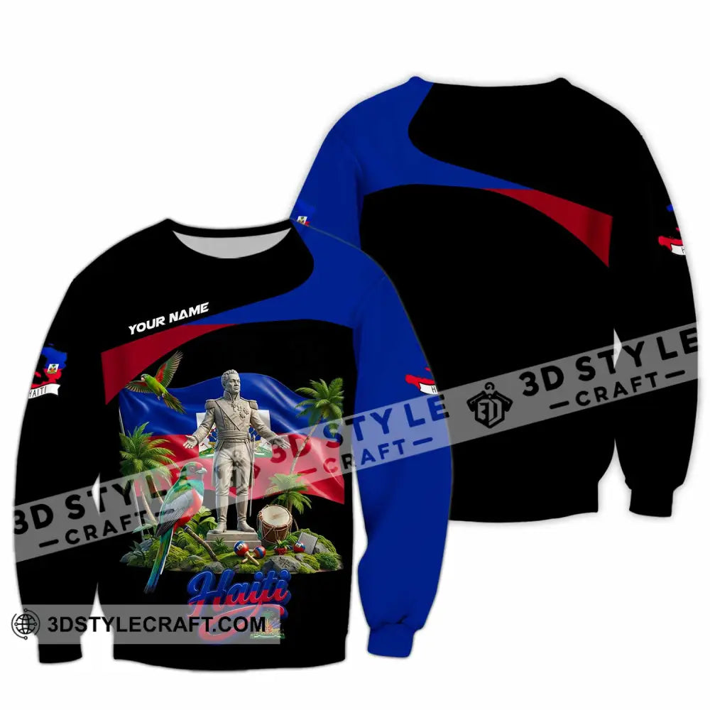 Unisex Shirt - Custom Haiti Shirt - Long Sleeve / S - T-shirt