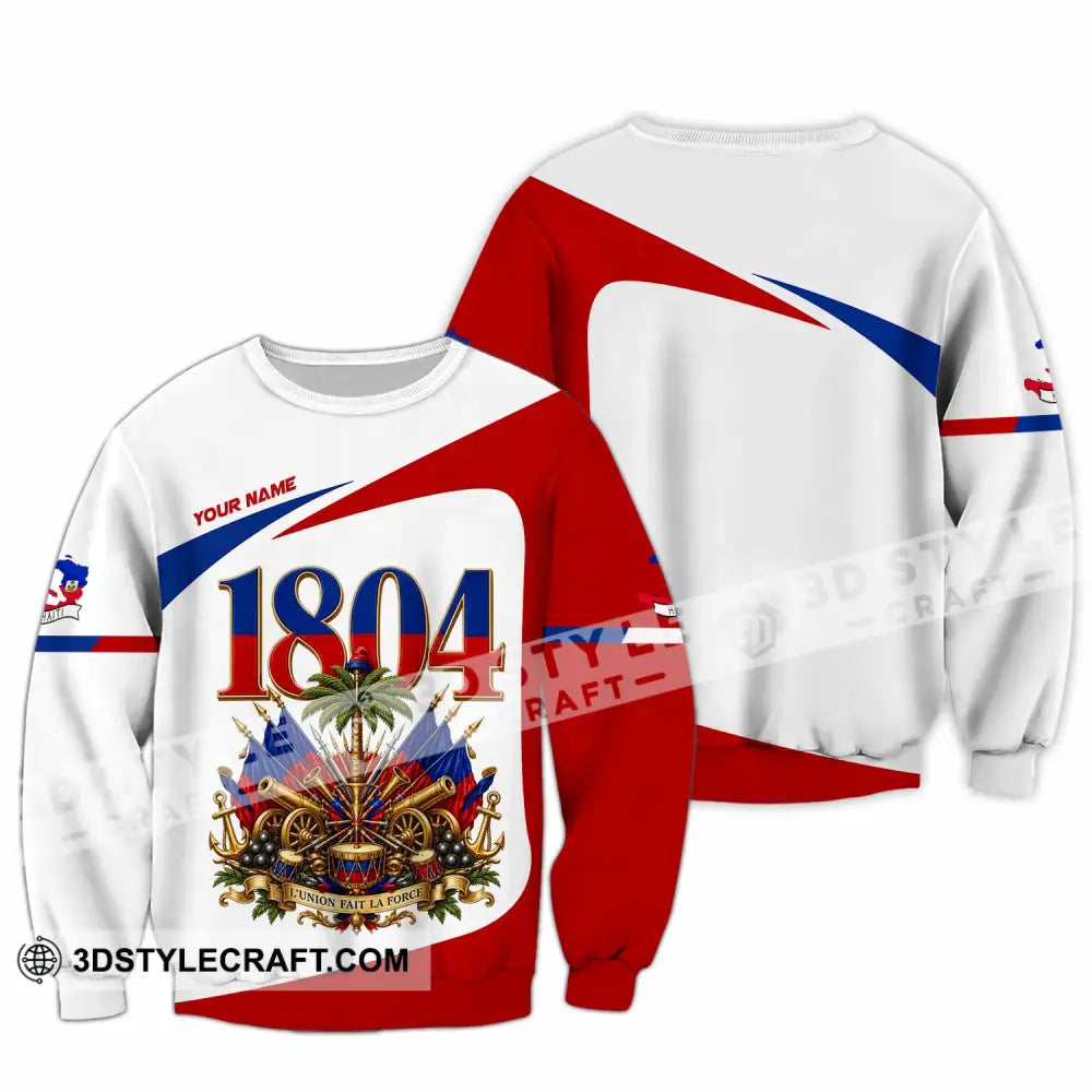 Unisex Shirt - Custom Haiti Shirt - Long Sleeve / S - T-shirt