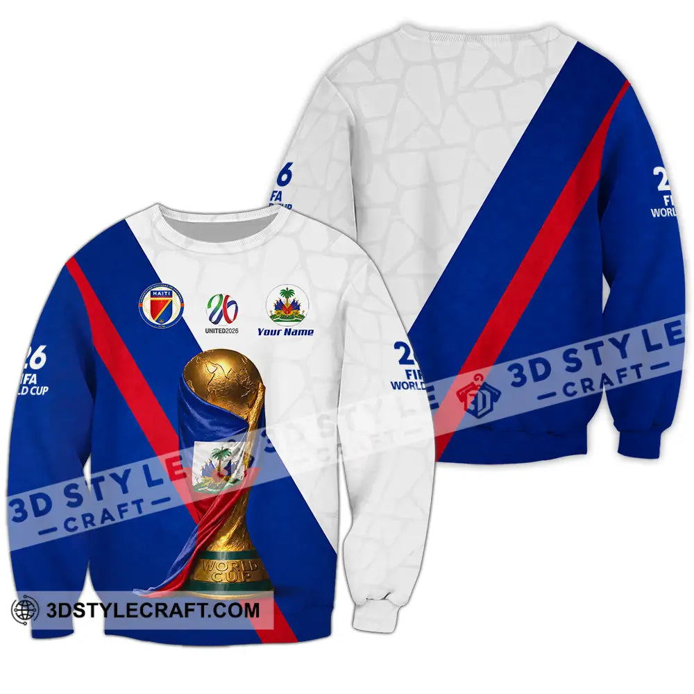 Unisex Shirt - Custom Haiti World Cup 2026 Shirt - Long Sleeve / S - T-shirt