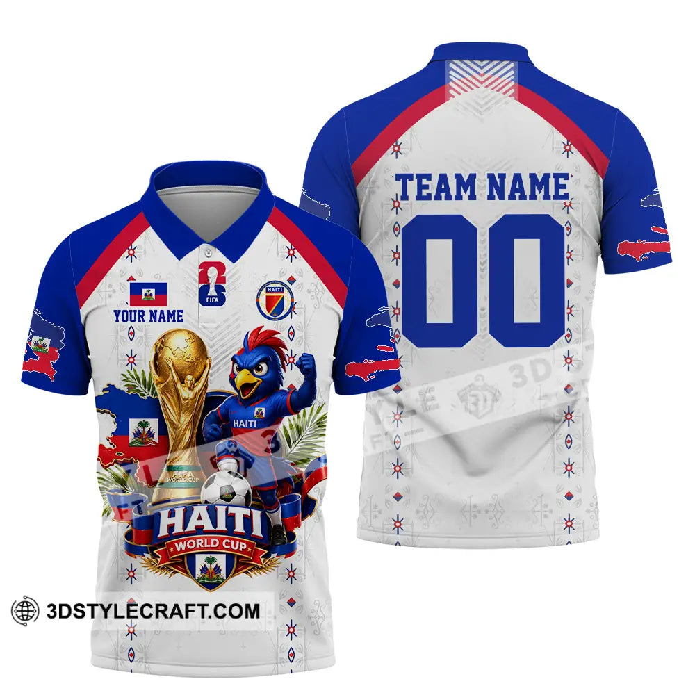 Unisex Shirt - Custom Haiti World Cup 2026 Shirt - Polo Shirt / S - T-shirt
