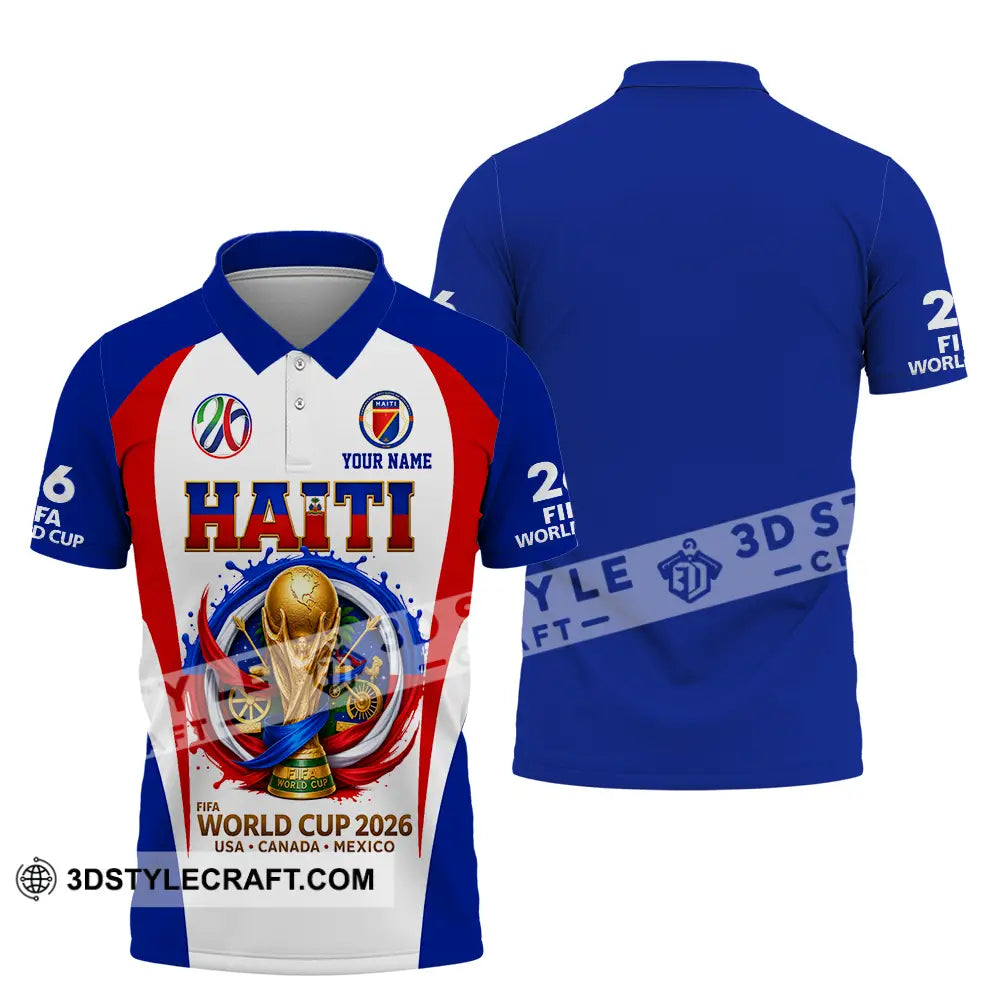 Unisex Shirt - Custom Haiti World Cup 2026 Shirt - Polo Shirt / S - T-shirt