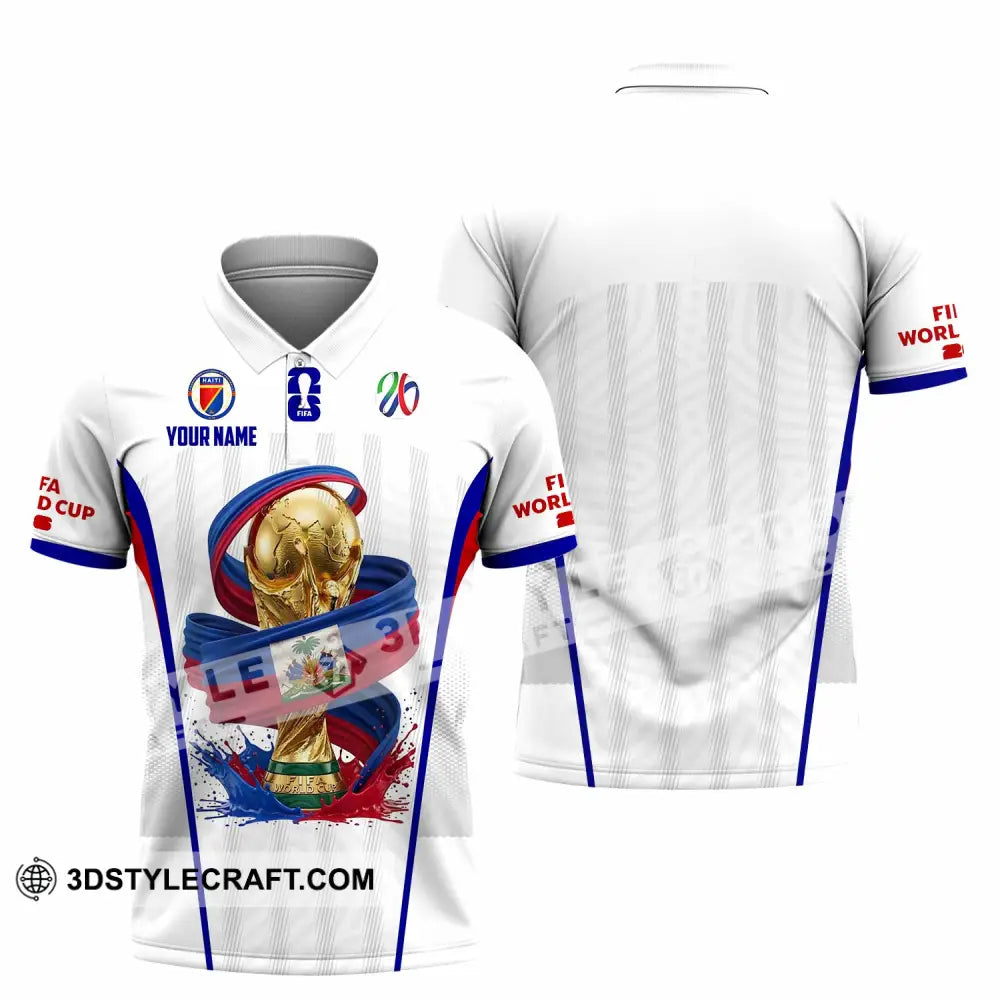 Unisex Shirt - Custom Haiti World Cup 2026 Shirt - Polo Shirt / S - T-shirt
