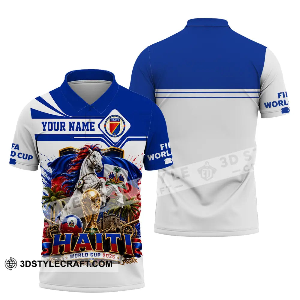 Unisex Shirt - Custom Haiti World Cup 2026 Shirt - Polo Shirt / S - T-shirt