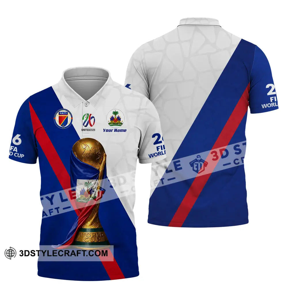 Unisex Shirt - Custom Haiti World Cup 2026 Shirt - Polo Shirt / S - T-shirt