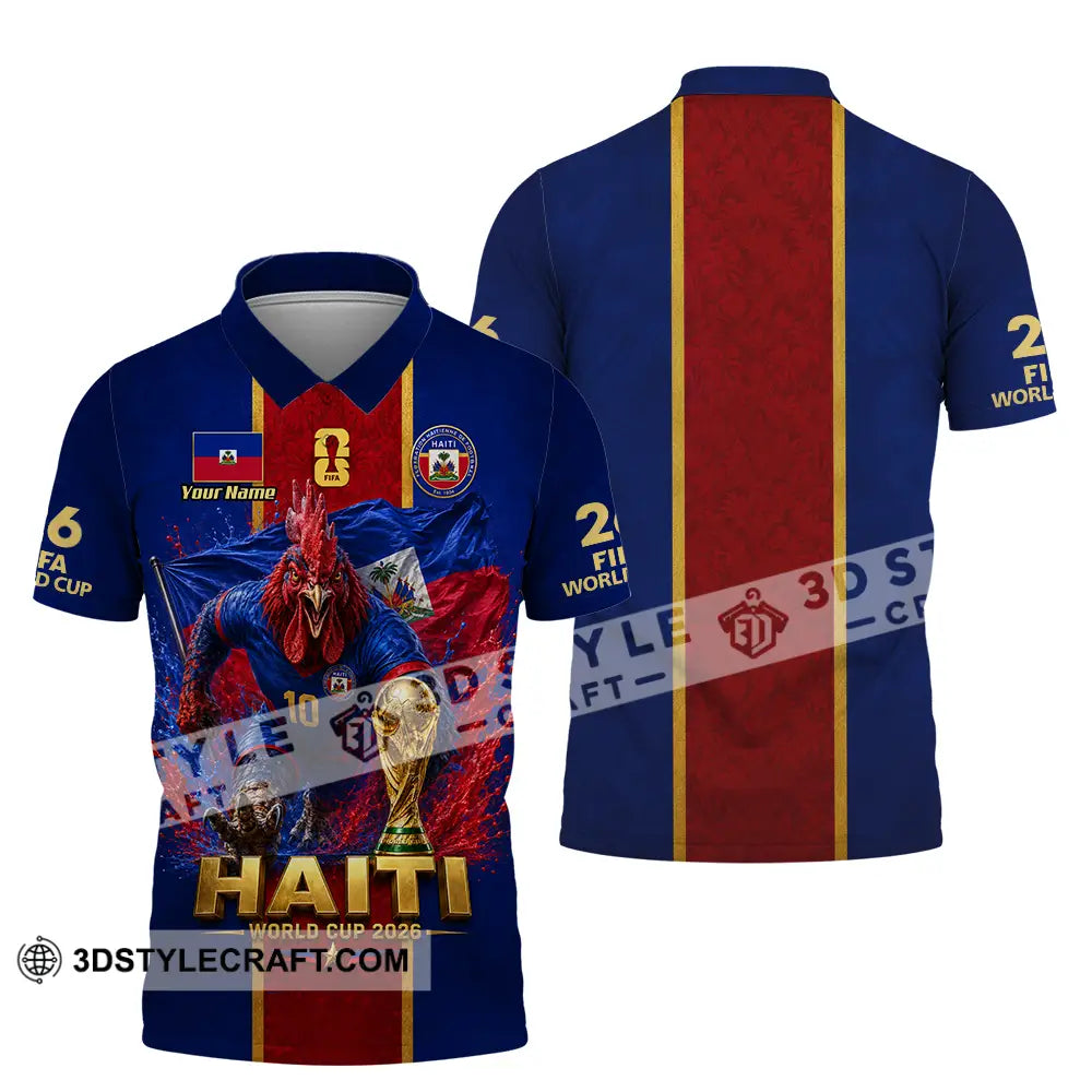 Unisex Shirt - Custom Haiti World Cup 2026 Shirt - Polo Shirt / S - T-shirt