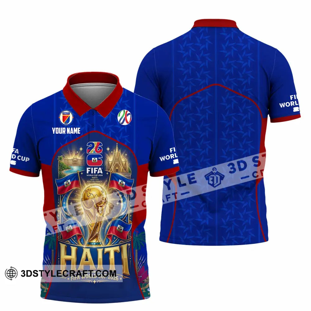 Unisex Shirt - Custom Haiti World Cup 2026 Shirt - Polo Shirt / S - T-shirt