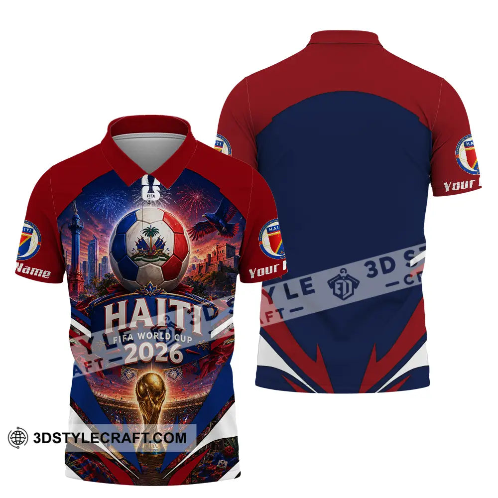 Unisex Shirt - Custom Haiti World Cup 2026 Shirt - Polo Shirt / S - T-shirt