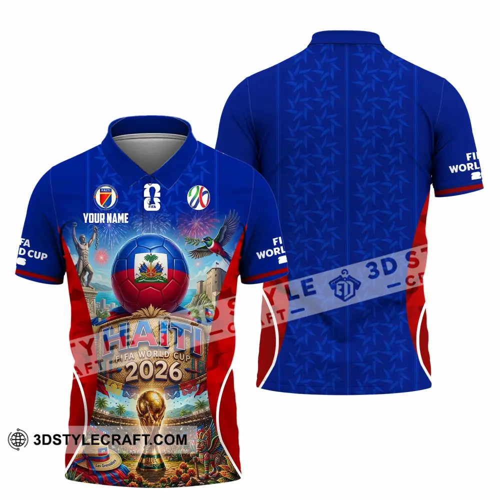 Unisex Shirt - Custom Haiti World Cup 2026 Shirt - Polo Shirt / S - T-shirt