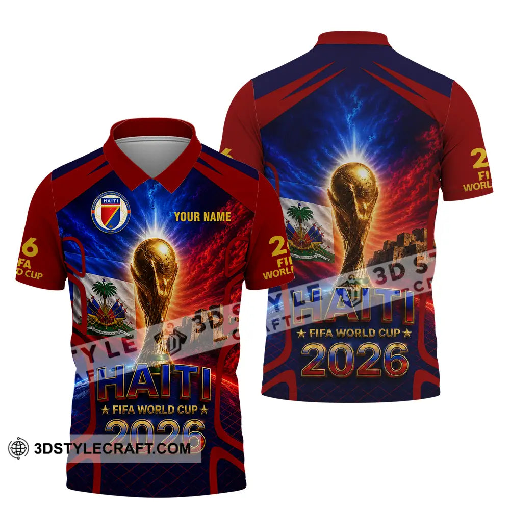 Unisex Shirt - Custom Haiti World Cup 2026 Shirt - Polo Shirt / S - T-shirt