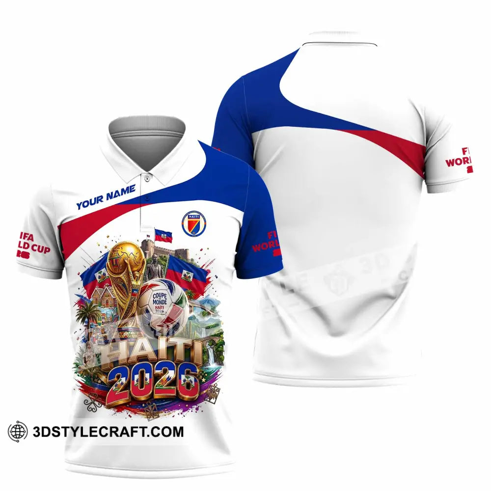 Unisex Shirt - Custom Haiti World Cup 2026 Shirt - Polo Shirt / S - T-shirt