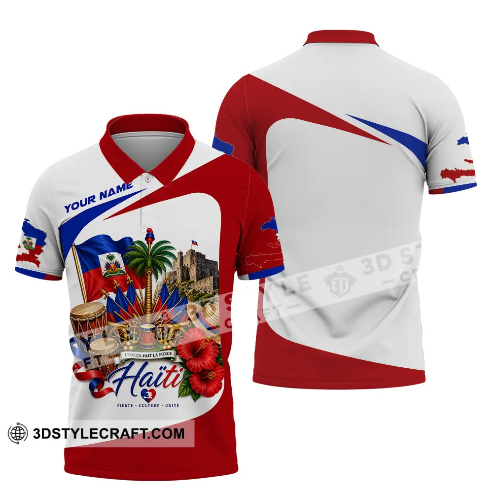 Unisex Shirt - Custom Haiti Shirt - Polo Shirt / S - T-shirt