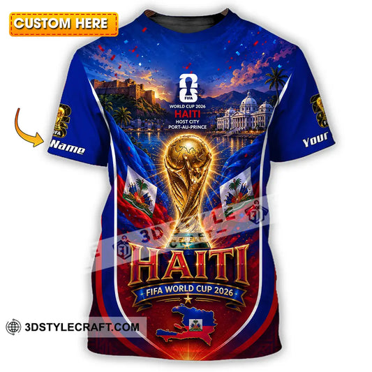 Unisex Shirt - Custom Haiti World Cup 2026 Shirt - T-shirt