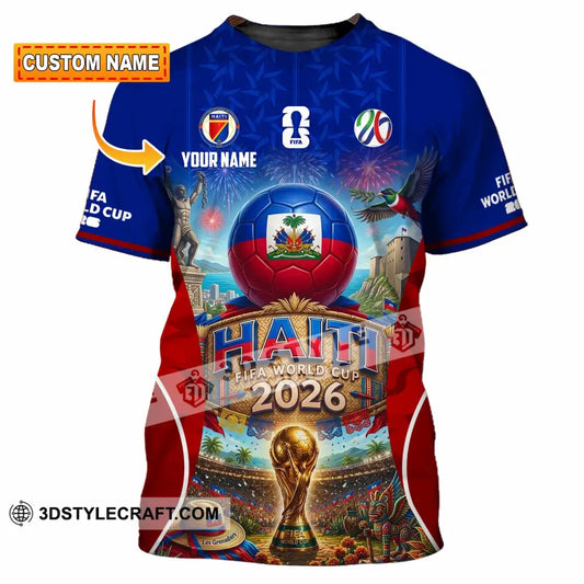 Unisex Shirt - Custom Haiti World Cup 2026 Shirt - T-shirt