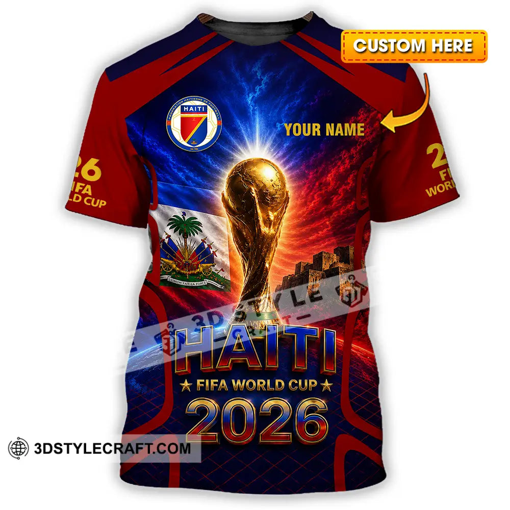 Unisex Shirt - Custom Haiti World Cup 2026 Shirt - T-shirt