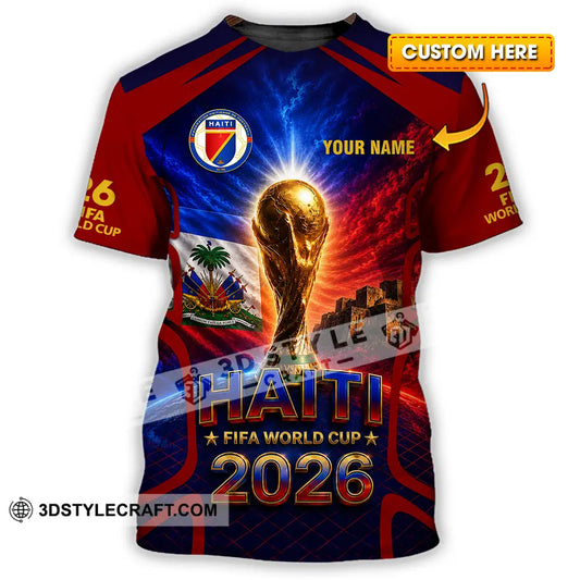 Unisex Shirt - Custom Haiti World Cup 2026 Shirt - T-shirt