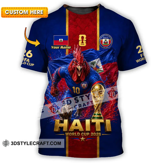 Unisex Shirt - Custom Haiti World Cup 2026 Shirt - T-shirt