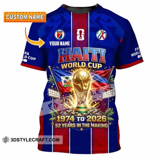 Unisex Shirt - Custom Haiti World Cup 2026 Shirt - T-shirt