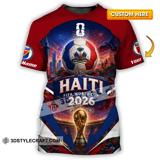 Unisex Shirt - Custom Haiti World Cup 2026 Shirt - T-shirt