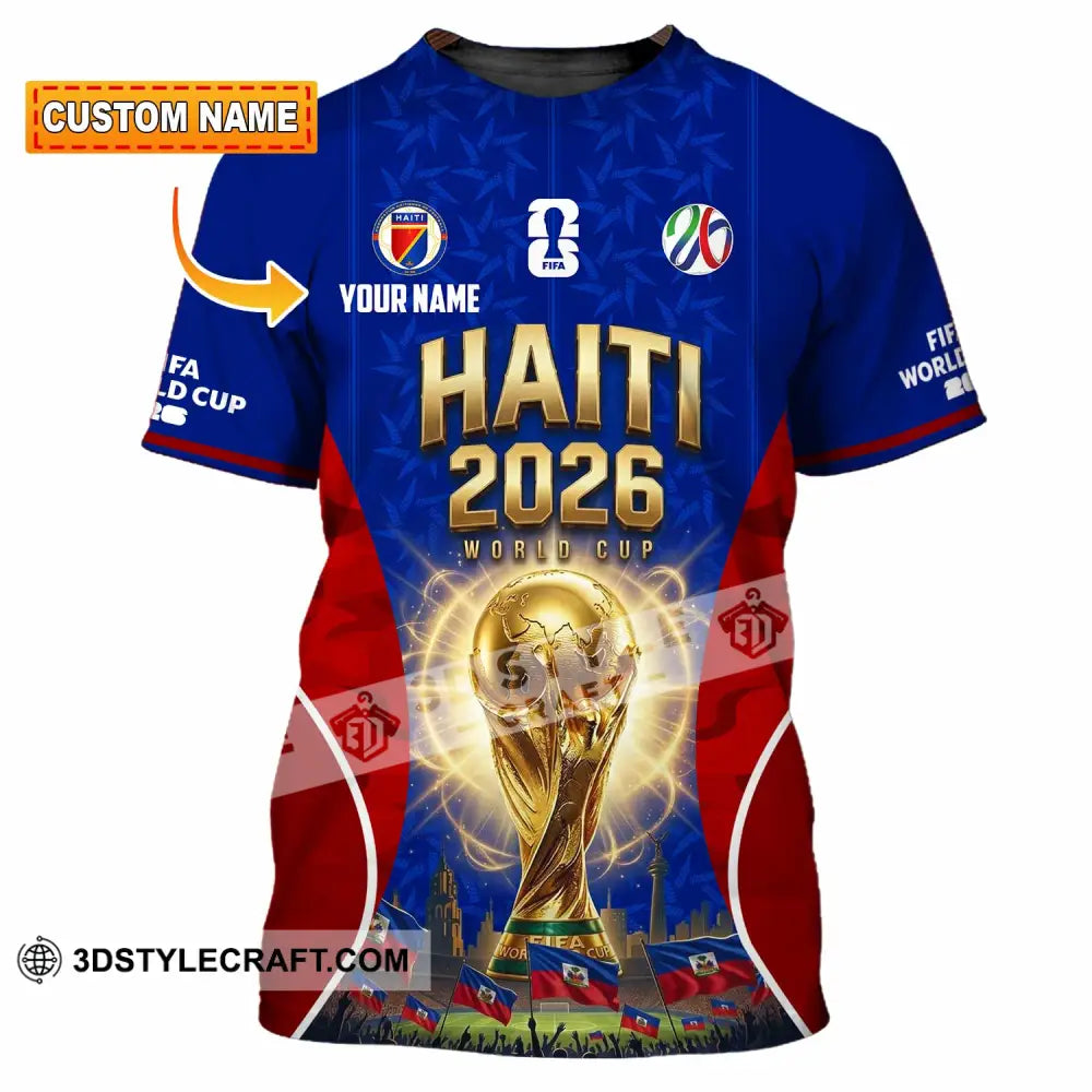 Unisex Shirt - Custom Haiti World Cup 2026 Shirt - T-shirt