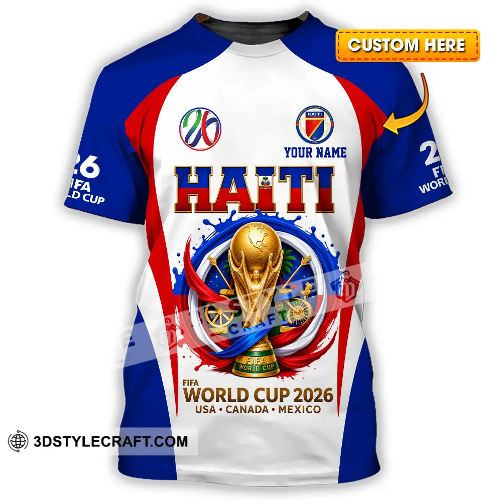 Unisex Shirt - Custom Haiti World Cup 2026 Shirt - T-shirt