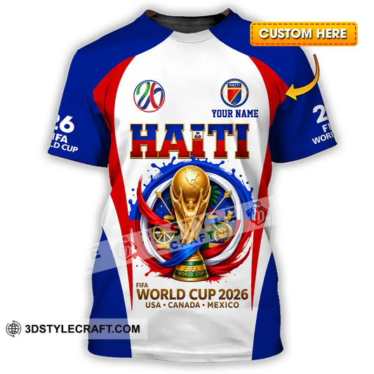 Unisex Shirt - Custom Haiti World Cup 2026 Shirt - T-shirt