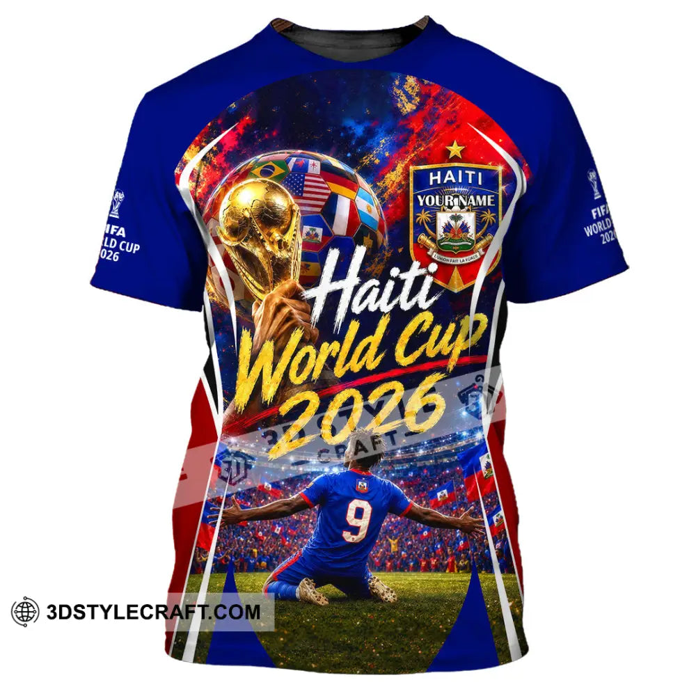 Unisex Shirt - Custom Haiti World Cup 2026 Shirt - T-Shirt / S - T-shirt