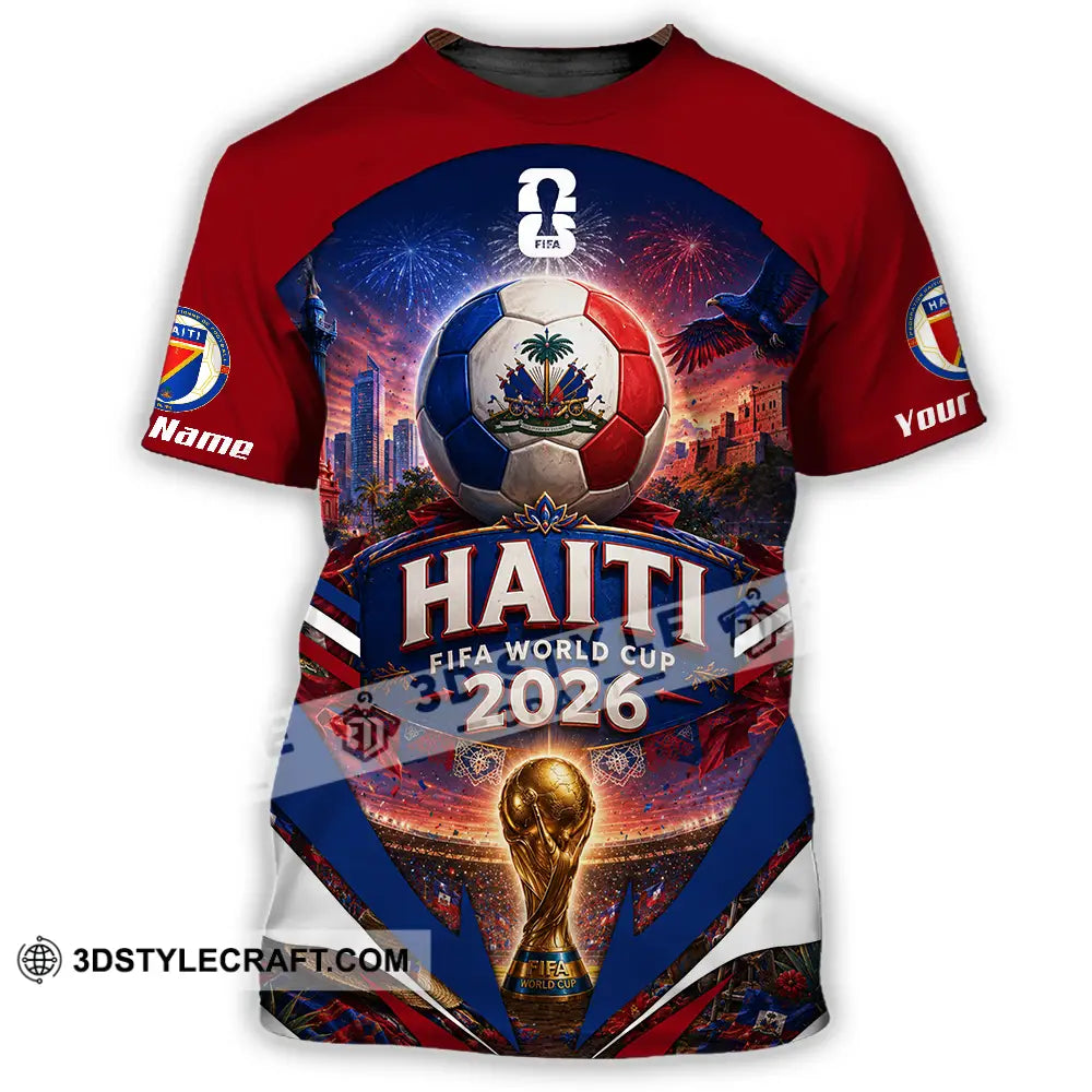 Unisex Shirt - Custom Haiti World Cup 2026 Shirt - T-Shirt / S - T-shirt