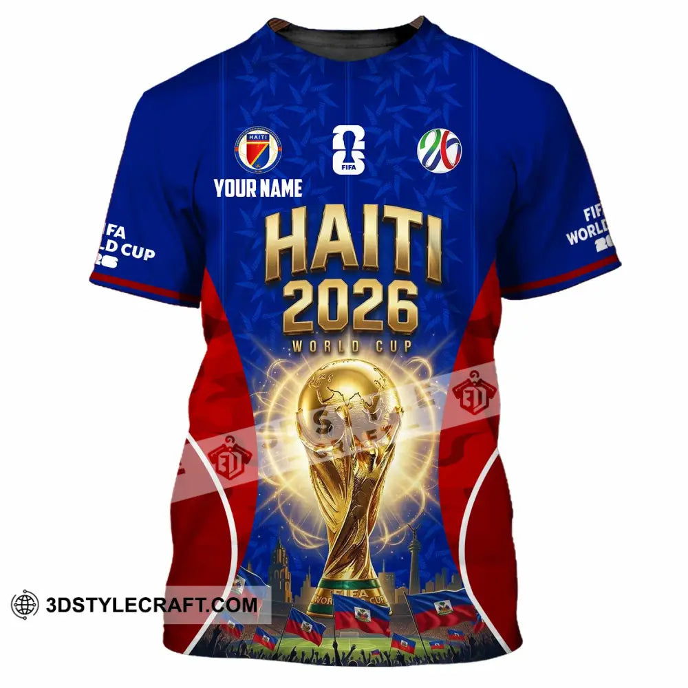 Unisex Shirt - Custom Haiti World Cup 2026 Shirt - T-Shirt / S - T-shirt