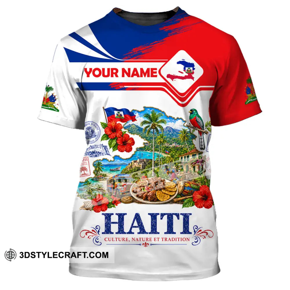 Unisex Shirt - Custom Haiti Shirt - T-Shirt / S - T-shirt