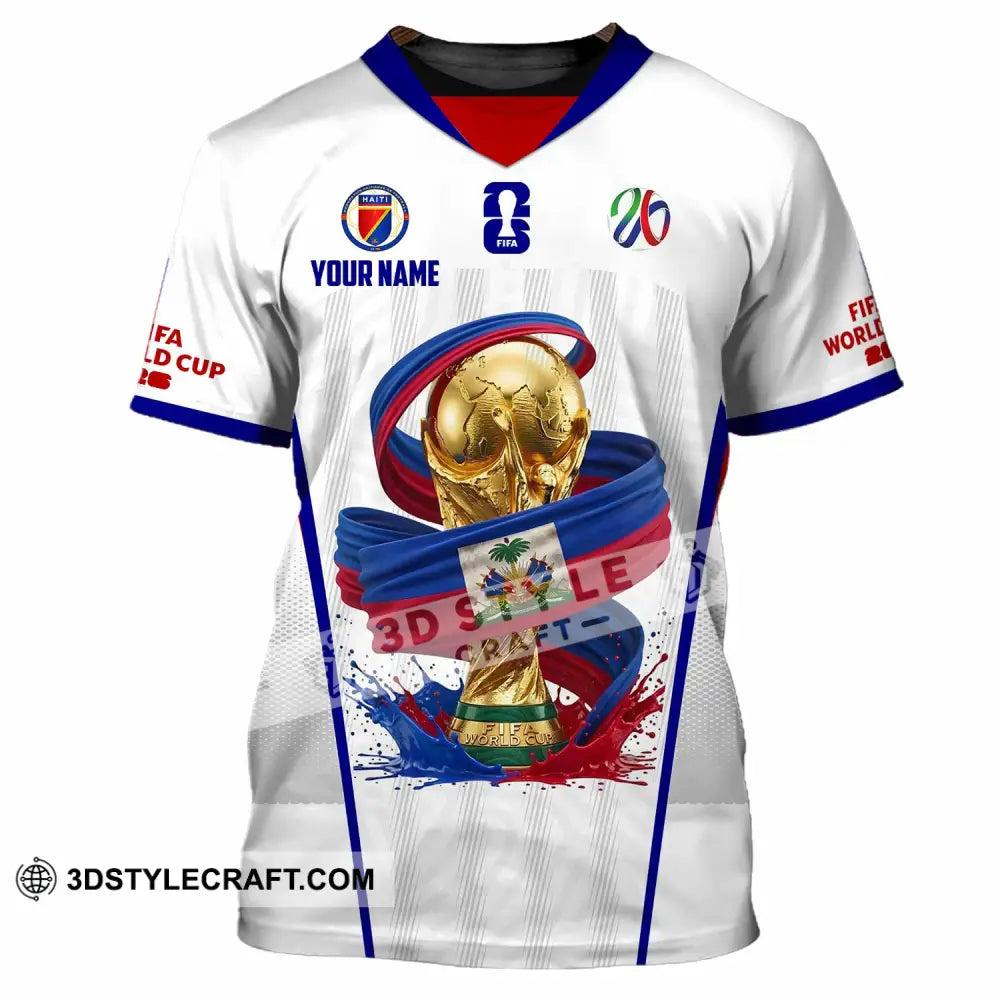 Unisex Shirt - Custom Haiti World Cup 2026 Shirt - T-Shirt / S - T-shirt