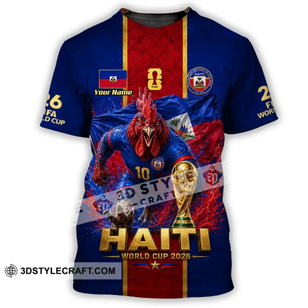 Unisex Shirt - Custom Haiti World Cup 2026 Shirt - T-Shirt / S - T-shirt