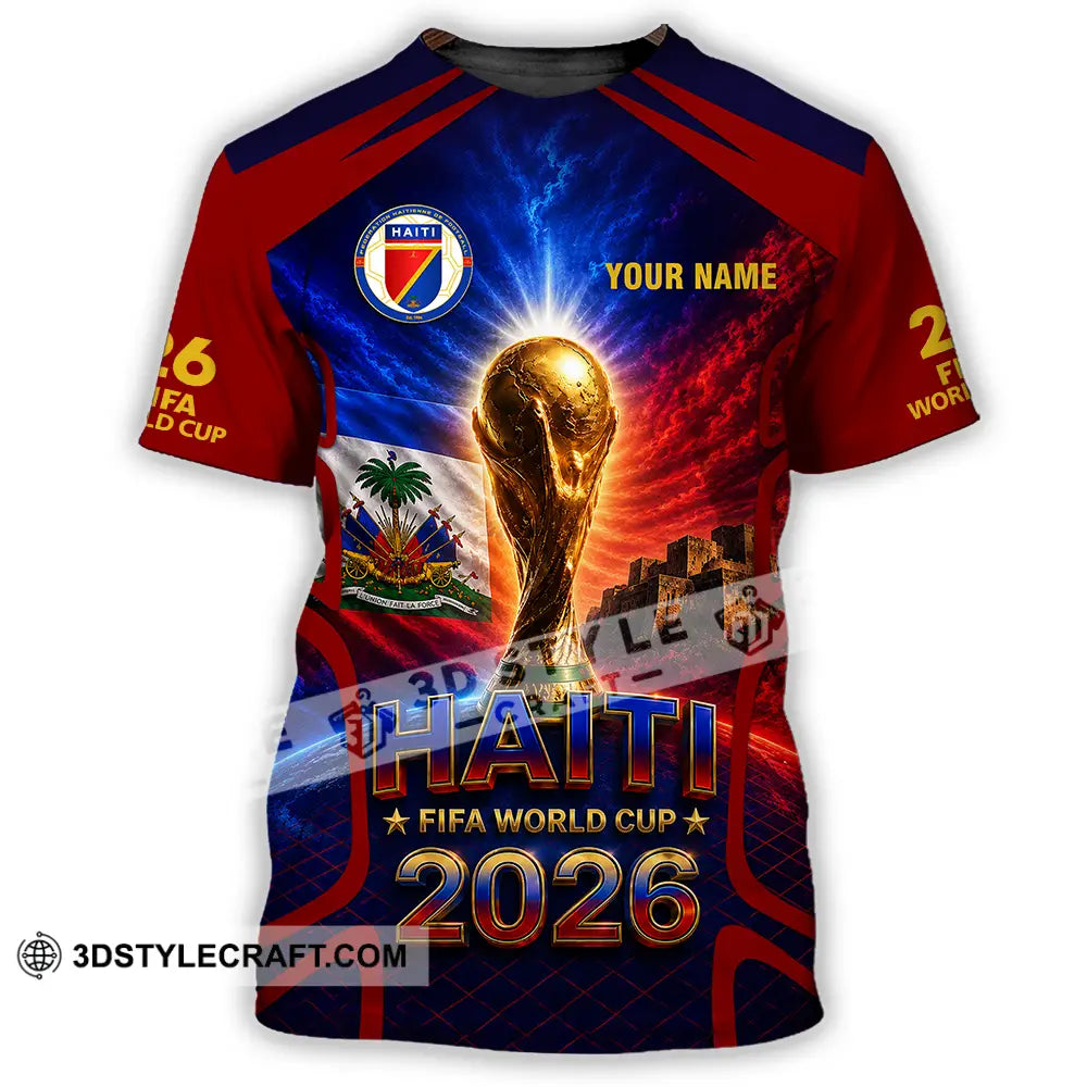 Unisex Shirt - Custom Haiti World Cup 2026 Shirt - T-Shirt / S - T-shirt