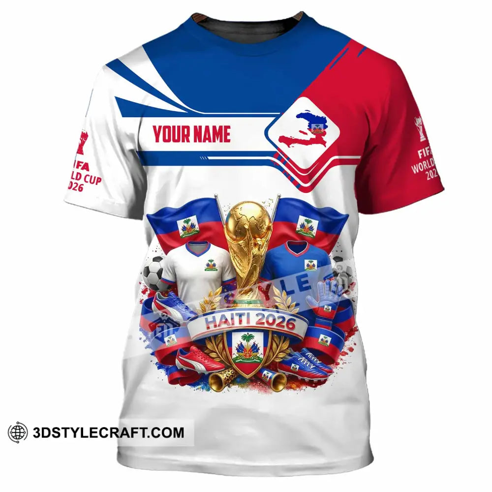 Unisex Shirt - Custom Haiti World Cup 2026 Shirt - T-Shirt / S - T-shirt